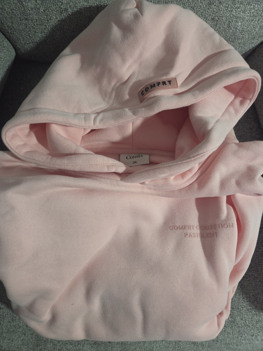 Comfrt Pastel Edit Hoodie Pink 2XL New/never Worn